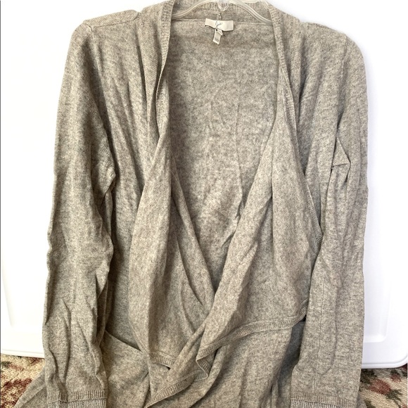 Joie Sweaters - Open and flowing front wool and cashmere cardigan